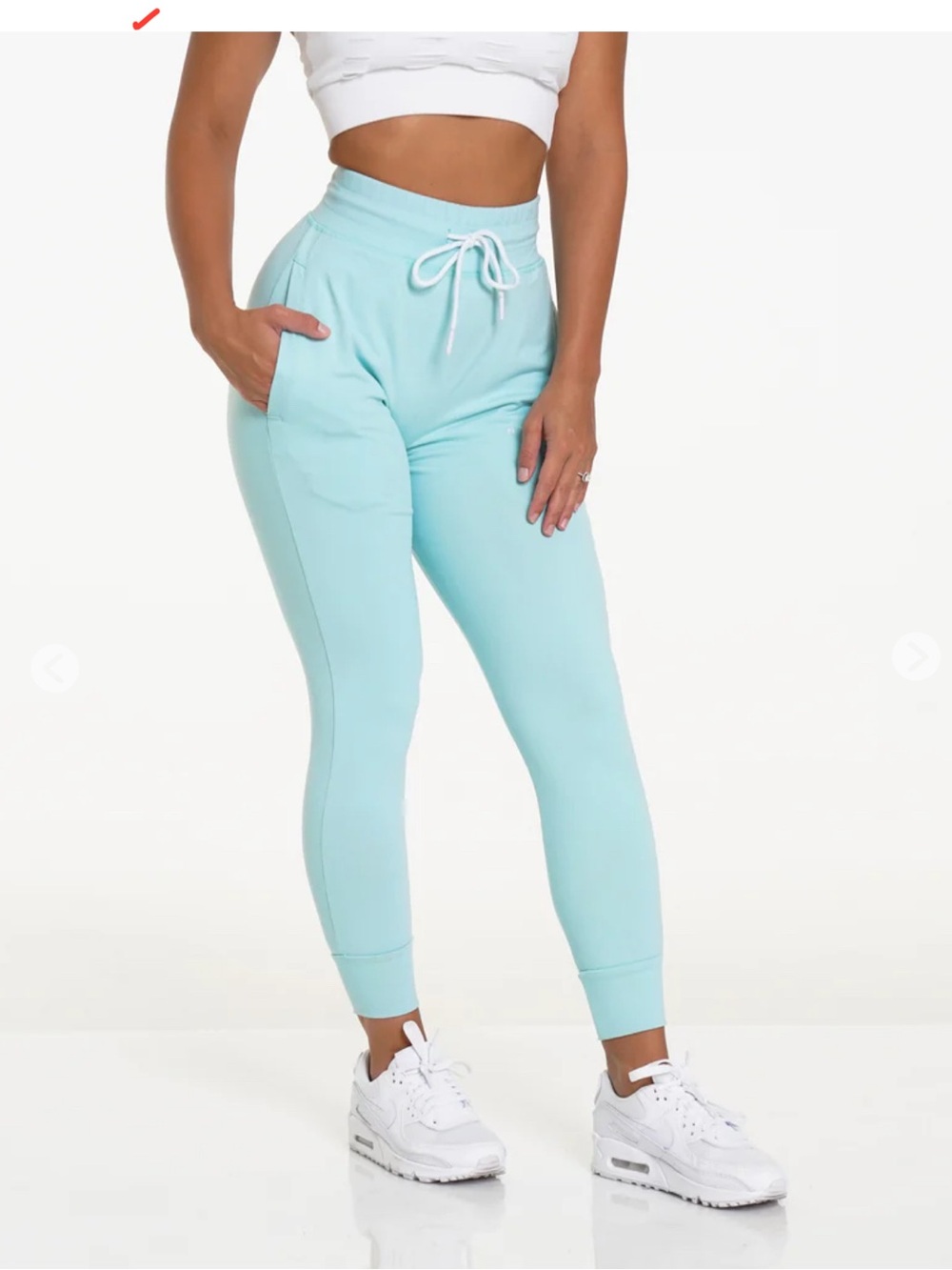 NVGTN Mint Aqua Active Shorts